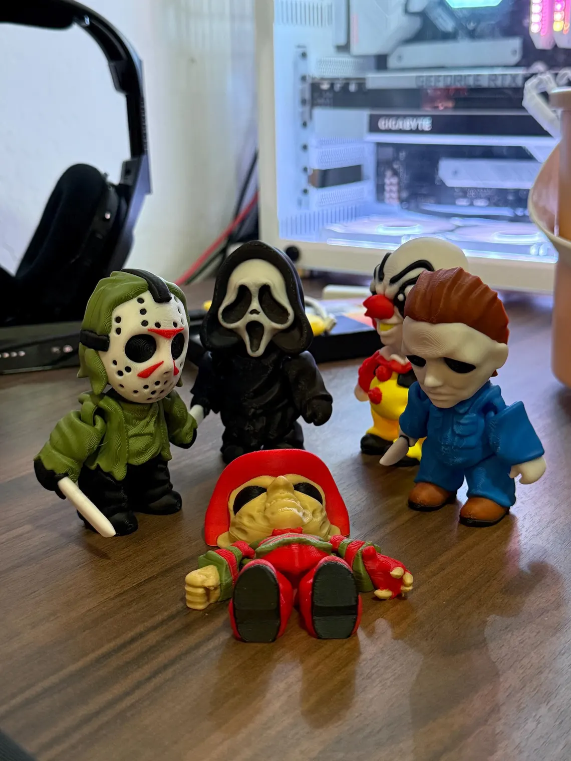 Horror Figures Halloween Decor Desk Buddy