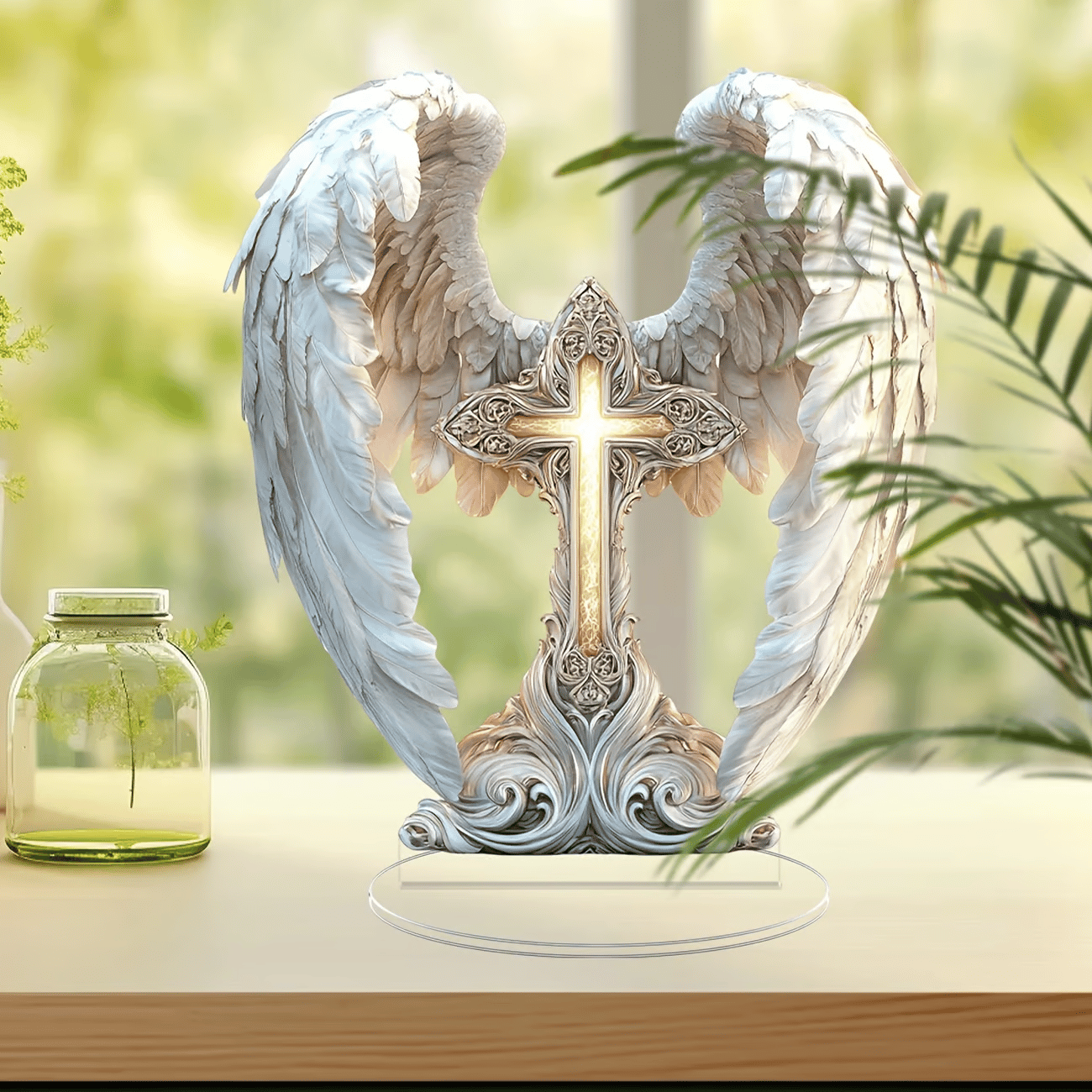 💗Buy 2 Get 1 Free💖LAST DAY SALE 49% OFF-🪽Gorgeous Angel Wings Cross Decoration✝️
