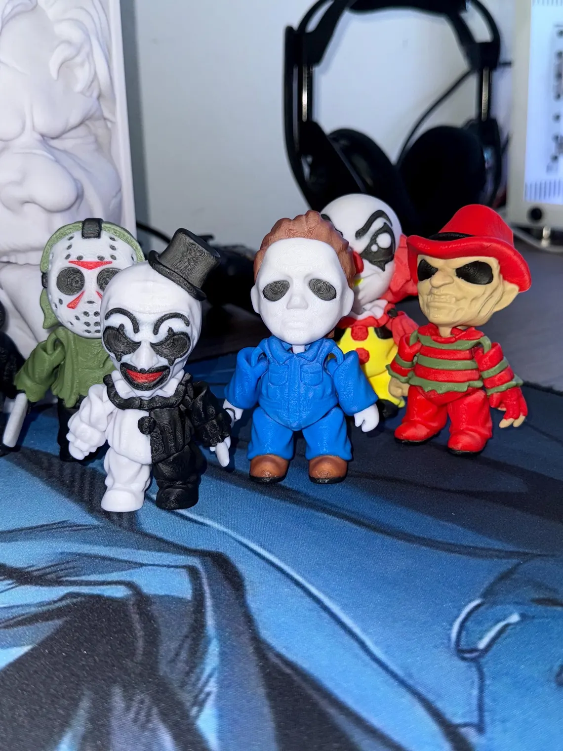 Horror Figures Halloween Decor Desk Buddy