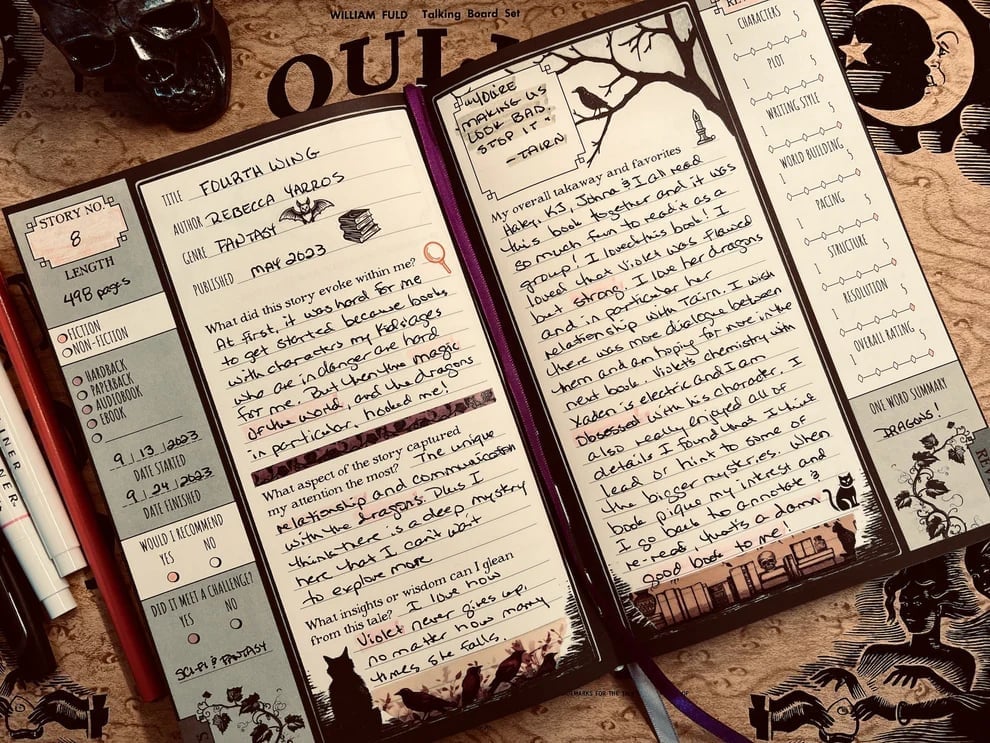 🔥LAST DAY SALE 48% OFF📓Waiting for the Night Reading Journal