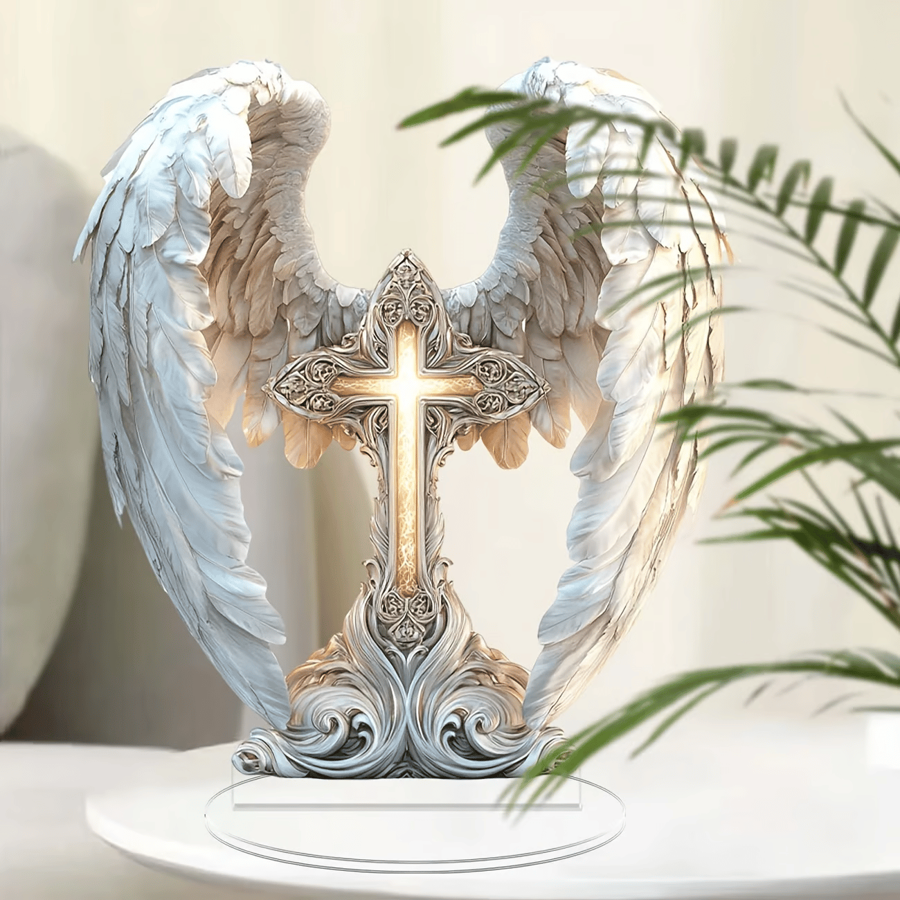 💗Buy 2 Get 1 Free💖LAST DAY SALE 49% OFF-🪽Gorgeous Angel Wings Cross Decoration✝️