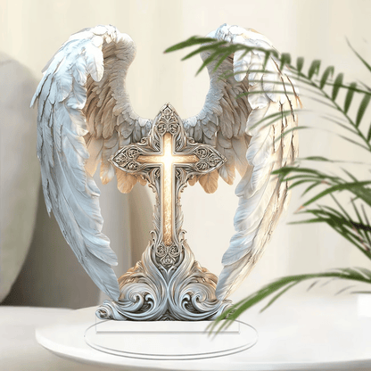 💗Buy 2 Get 1 Free💖LAST DAY SALE 49% OFF-🪽Gorgeous Angel Wings Cross Decoration✝️